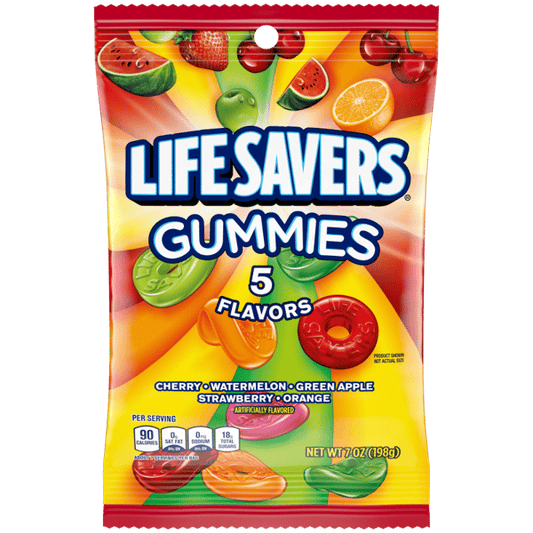 Life Savers Gummies 5 Flavors 7 oz