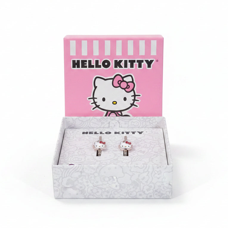 Hello Kitty Rhodium Plated