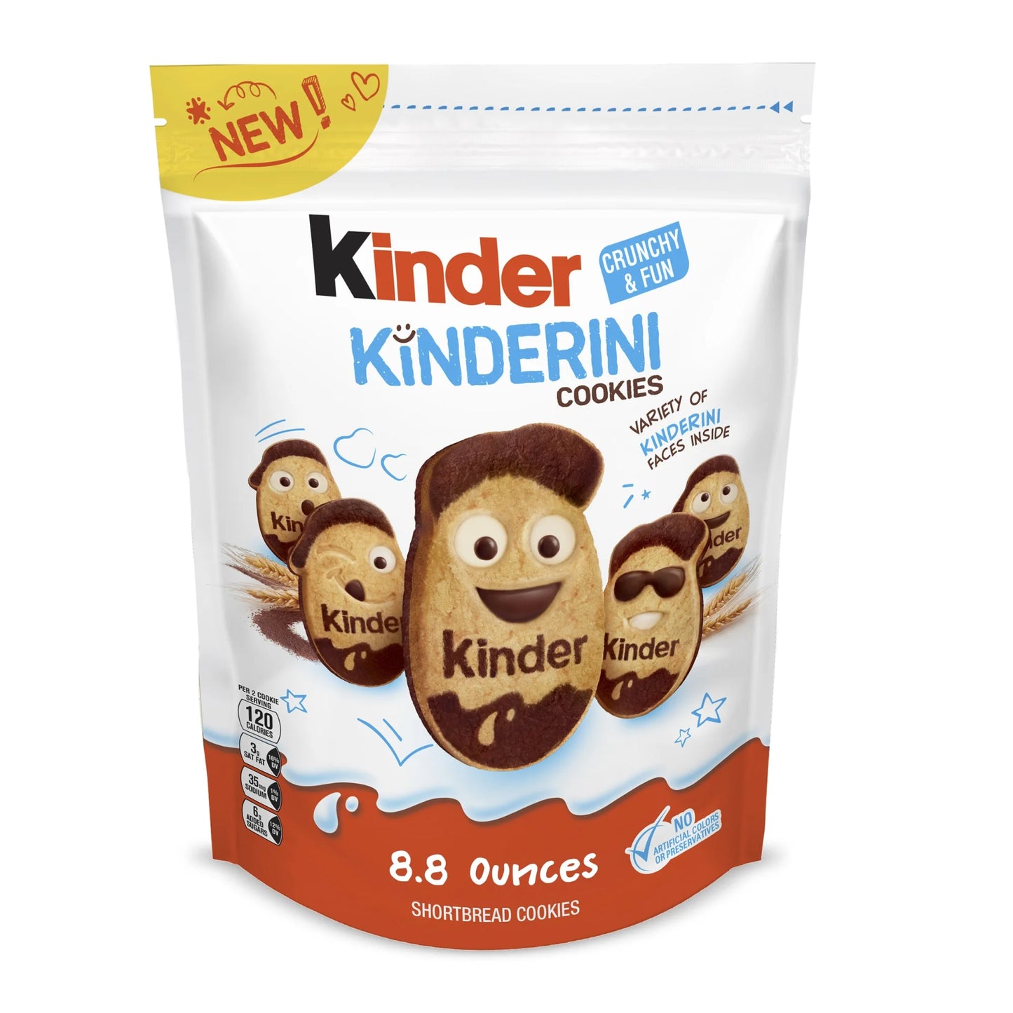 Kinder Kinderini Cookies Crunchy Fun 8.8 Oz