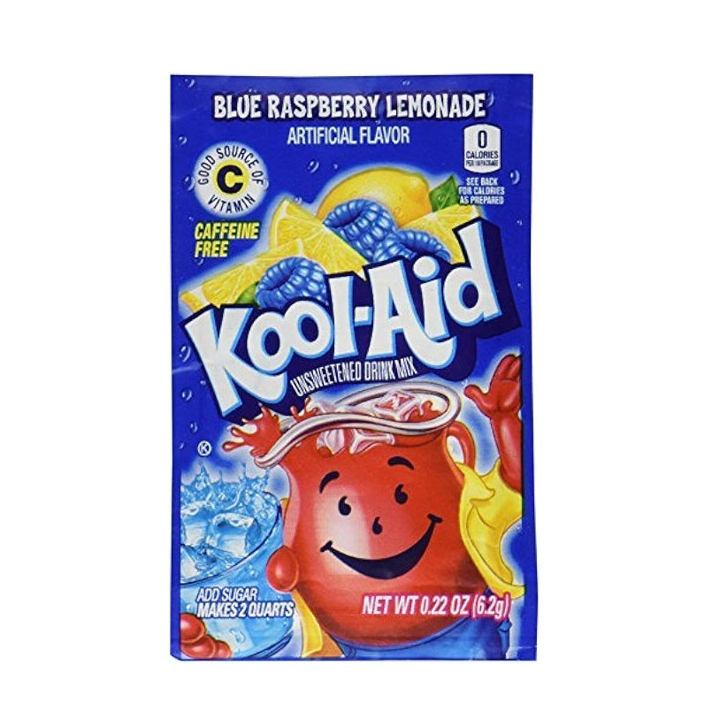 Kool Aid Drink Mix Blue Raspberry Lemonade 0.22oz