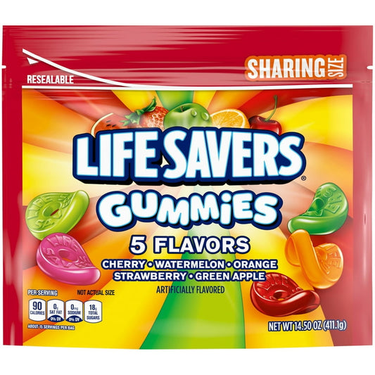 Life Savers Gummies 5 Flavors 14.5 oz