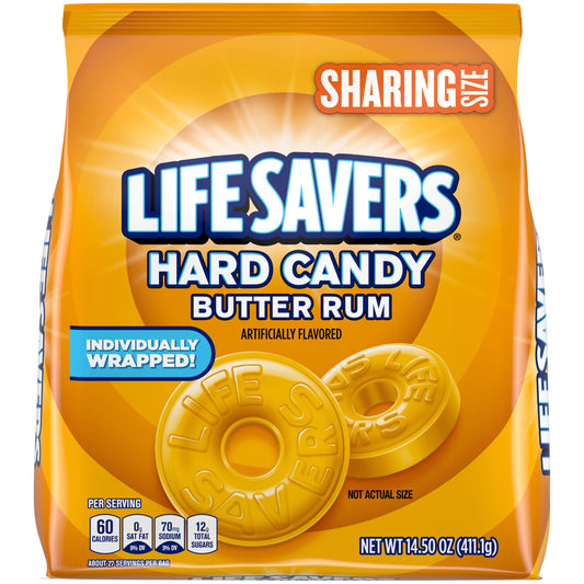 Life Savers Butter Rum Individually Wrapped 14.5 oz