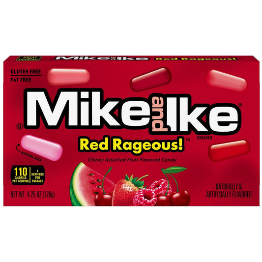 Mike And Ike Red Rageous 4.25 Oz