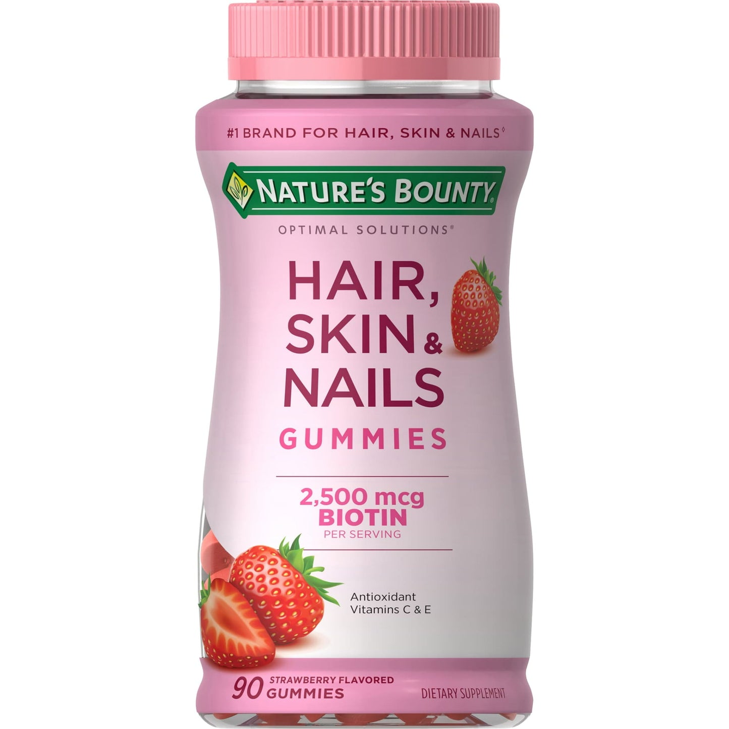 Nature'S Bounty Hair Skin & Nails Gummies 2.500 Mcg Biotin 90 Gummies