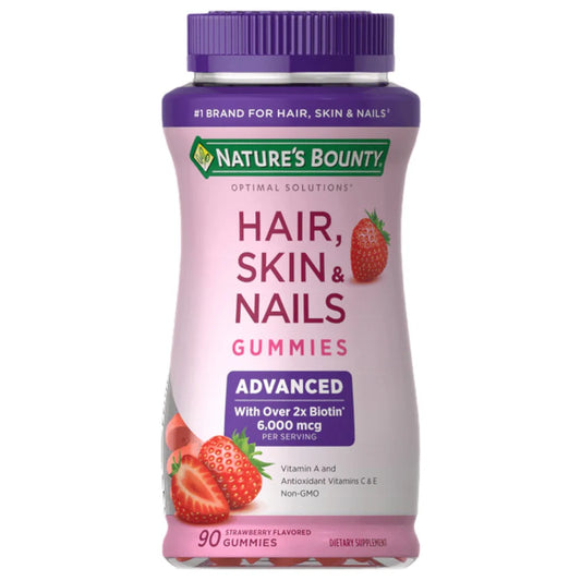 Nature'S Bounty Hair Skin & Nails Gummies 2X Biotin 90 Gummies