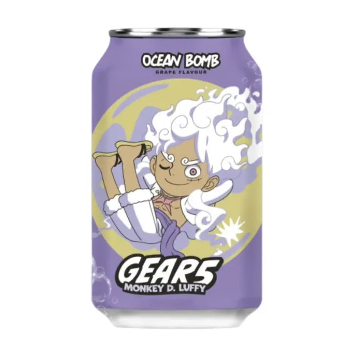 Ocean Bomb Grape Gear 5 Monkey d luffy 330 ml
