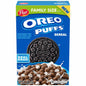 Oreo puffs cereal family size 16.5 oz