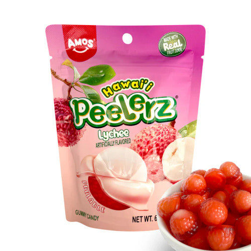 AMOS Peelerz Gummy Lychee 3 oz