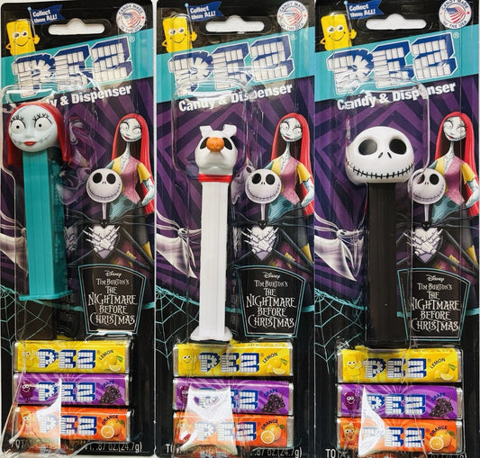 Pez Candy & Dispenser Tim Burtons