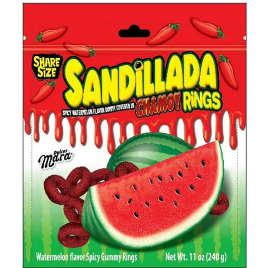Sandillada Chamoy Rings 11 Oz