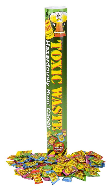 Toxic Waste Hazardously Sour Candy Tube 8.15 oz