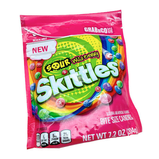 Skittles Sour Wild Berry 7.2oz (204g)