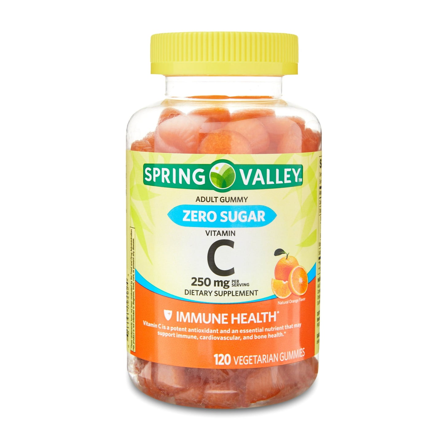 Spring Valley Zero Sugar Vitamin C 250 Mg 120 Ct