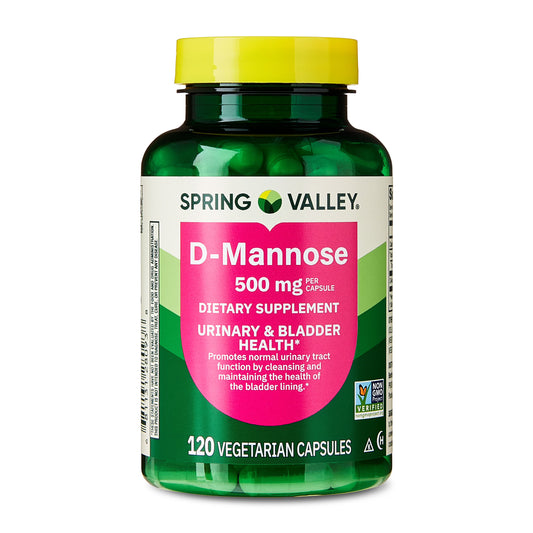Spring Valley D-Mannose Urinary & Bladder Health 500 Mg