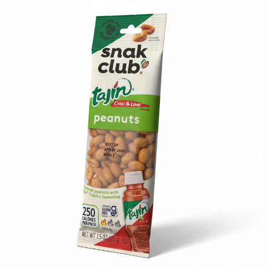 Snak Club Tajin Peanuts Chili Lime 1.5oz