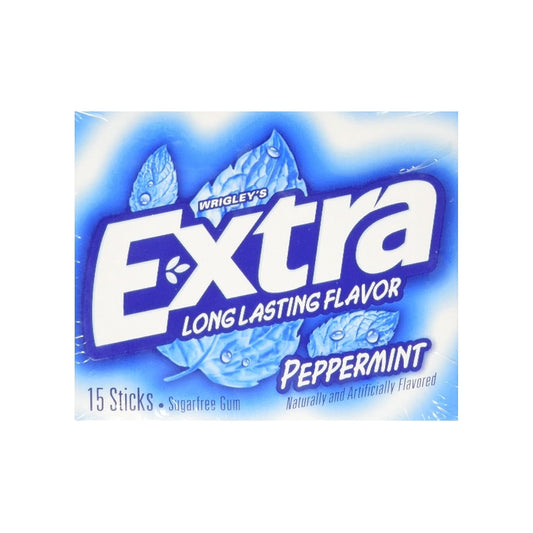 Wringleys Extra Long Lasting Peppermint Flavor 1 Ct