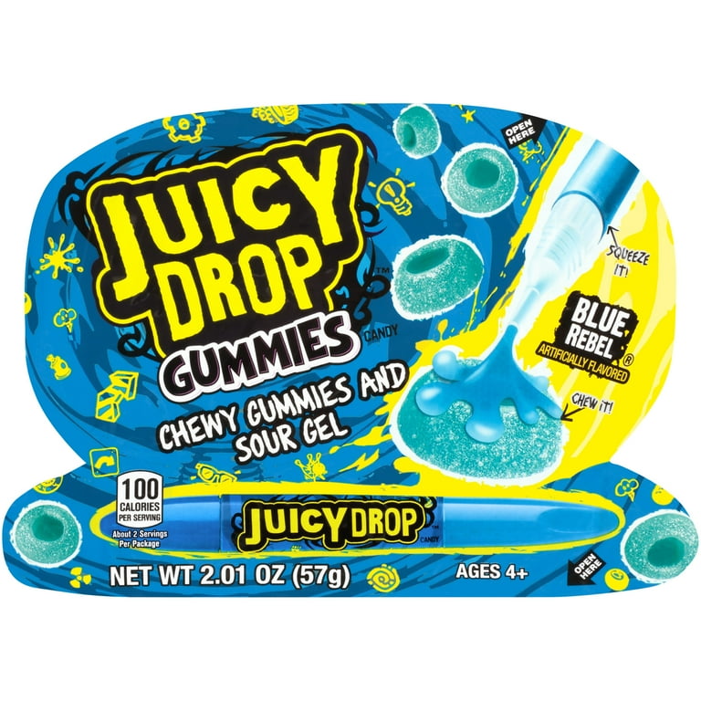 Juicy Drop Gummies and Sour Gel 2.01 oz