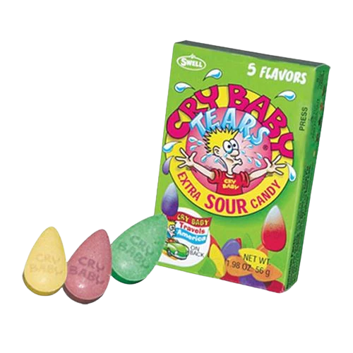 Cry Baby Tears Extra Sour 5 Flavors 1.98 Oz