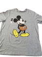 Disney Giant Mickey Mouse Grey Graphic Tee Camiseta XL