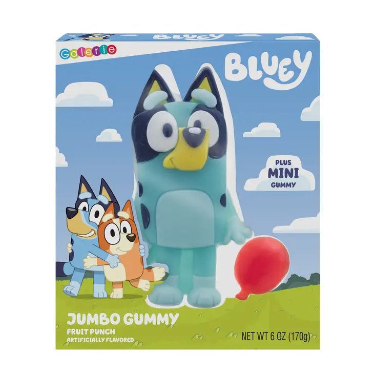 Bluey Jumbo Gummy Fruit Punch 6 Oz