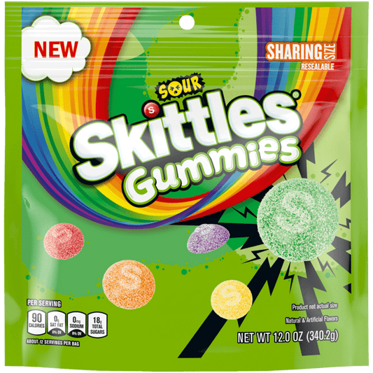 Skittles Sour Gummies 12 oz