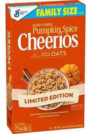 Cheerios Pumpkin Spice Limited Edition 1 Lb