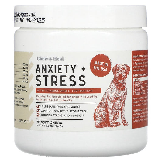 Chew+Heal - Anxiety + Stress 2.3oz