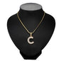 Collar C Fine Silver Plated
