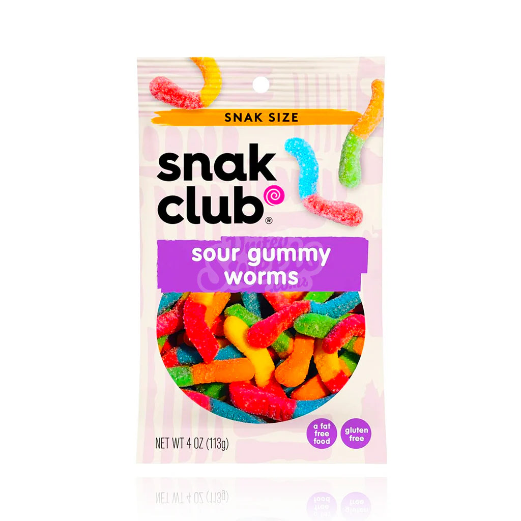 Snak Club Sour Gummy Worms