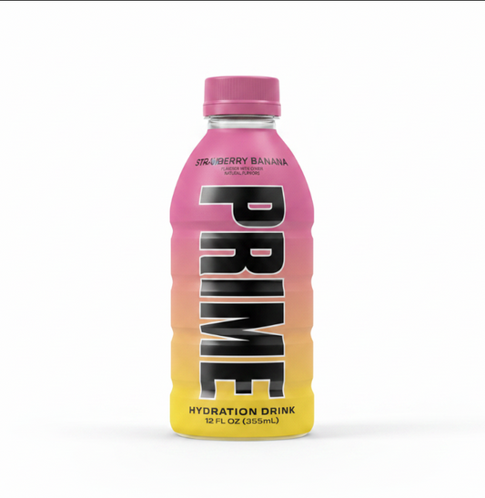 Prime Strawberry Banana Hydration Drink 12 Fl Oz