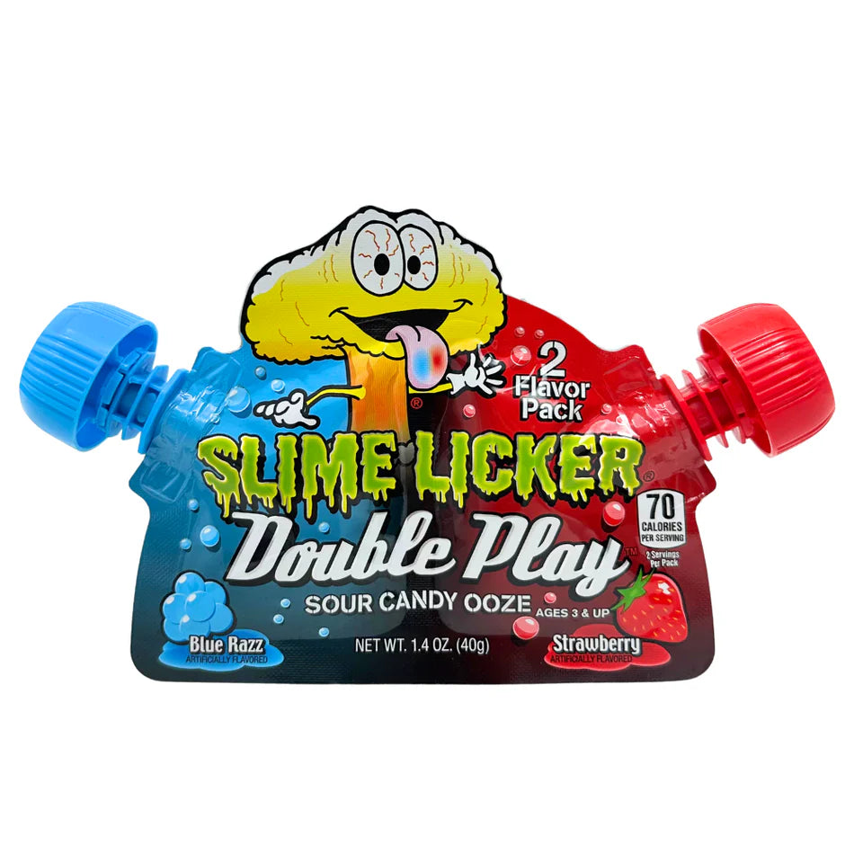 Toxic Waste Slime Licker Double Play Sour Candy Ooze 1.4 Oz