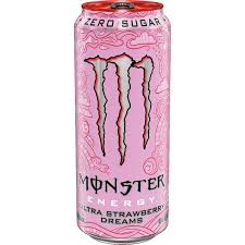 Monster Energy Ultra Strawebby Dreams 16 Fl OZ