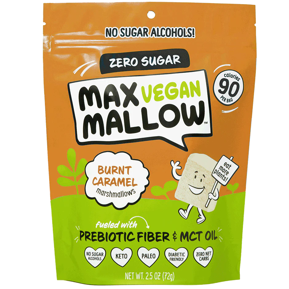 Max Vegan Mallow Zero Sugar Burnt Caramel 2.5 Oz
